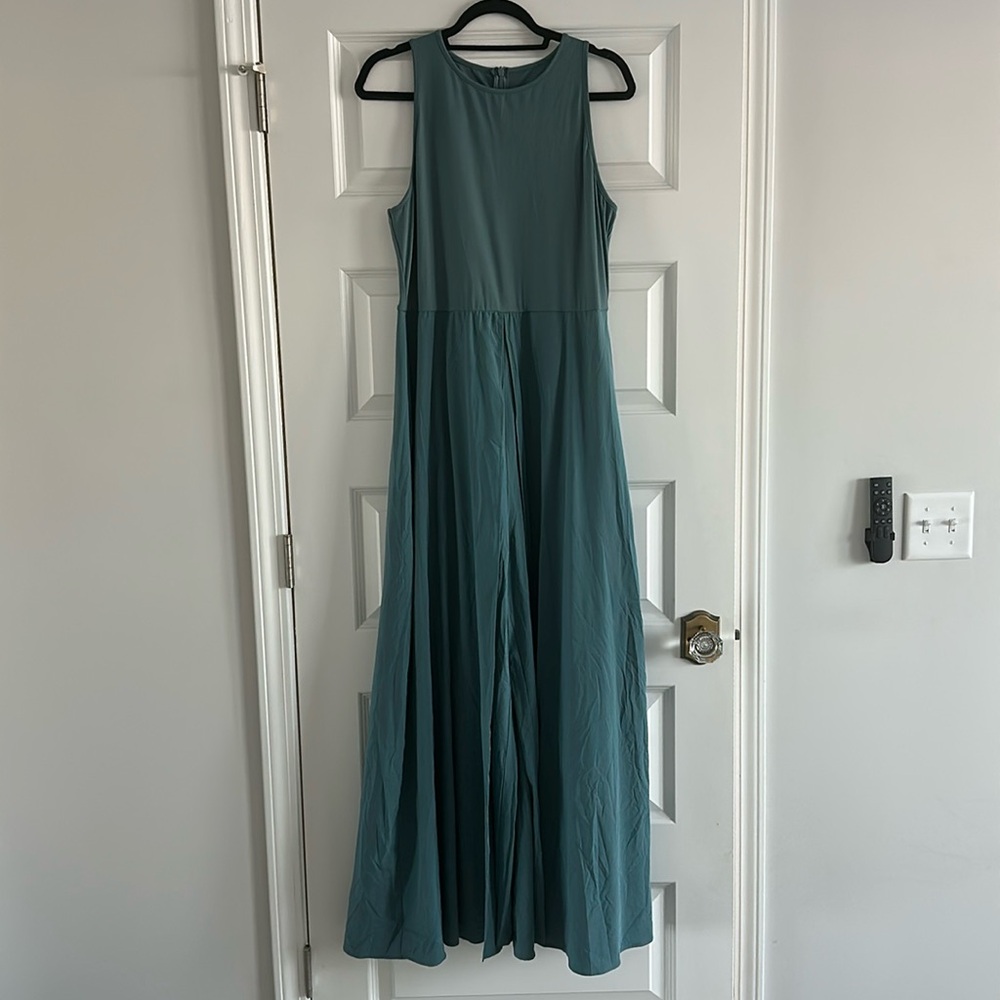 Halara Breezeful Zipper Sleeveless Pocket Contrast Quick Dry Jumpsuit XL New